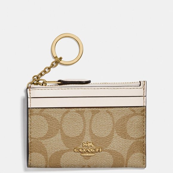 Mini Skinny Id Case In Signature Canvas - Picture 8 of 15